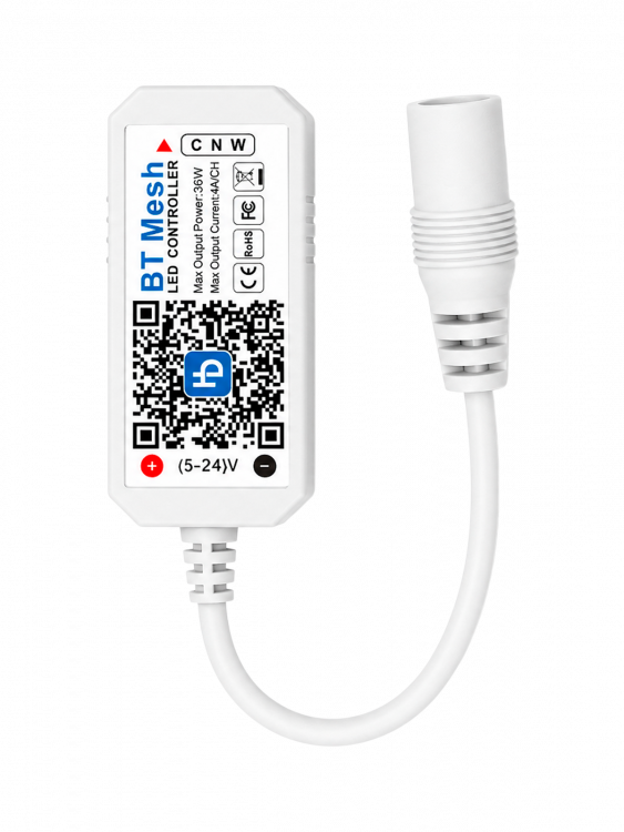 Огонек OG-LDL34 LED контроллер DC 5-24В (Bluetooth, CNW, 4PIN)